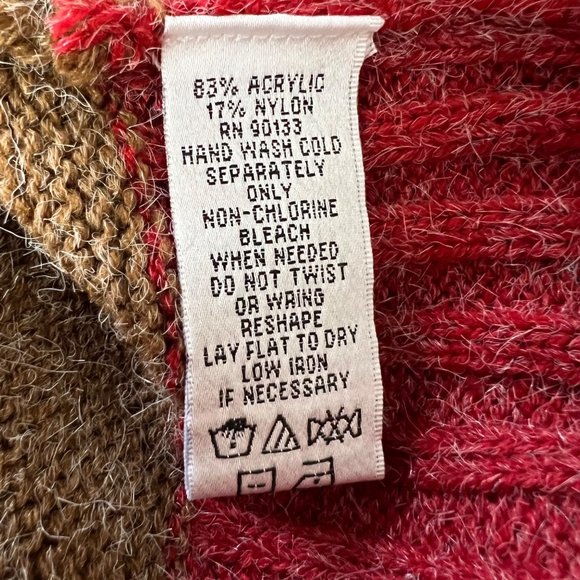 Linea Leisure by Louis Dell Olio Brown Red Double Zip Long Cardigan size 3X - Picture 13 of 16